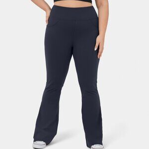 Women's Navy Flare Pants